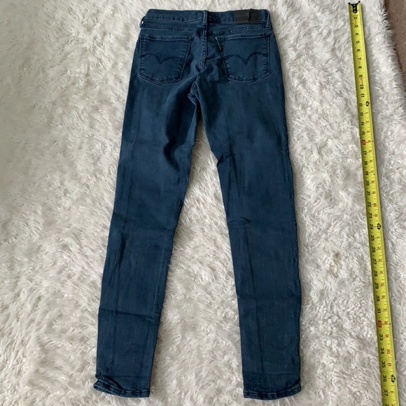 Levi’s blue jeans denim super skinny size 27 - Picture 5 of 10
